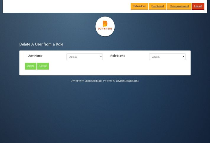 Remove Role from User